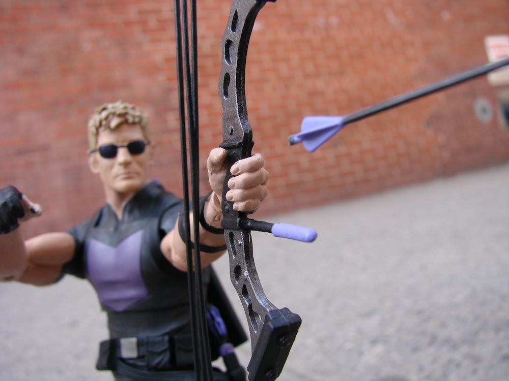 Hawkeye Takes Aim With a New Marvel Select Action Figure at